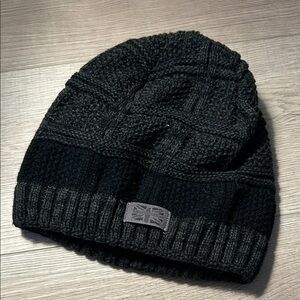 Britt's Knits Men's Plush Black Faux Fur Hat